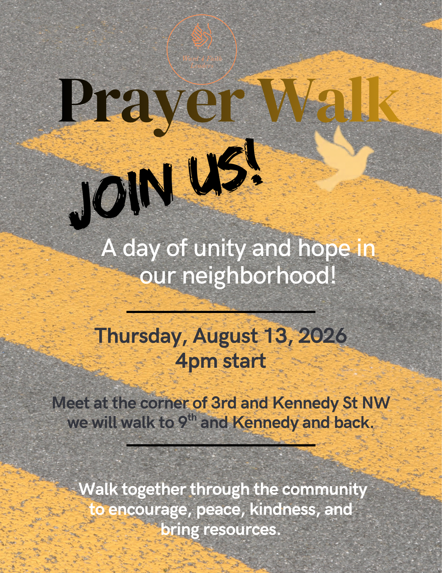 Prayer Walk on Kennedy Street NW
